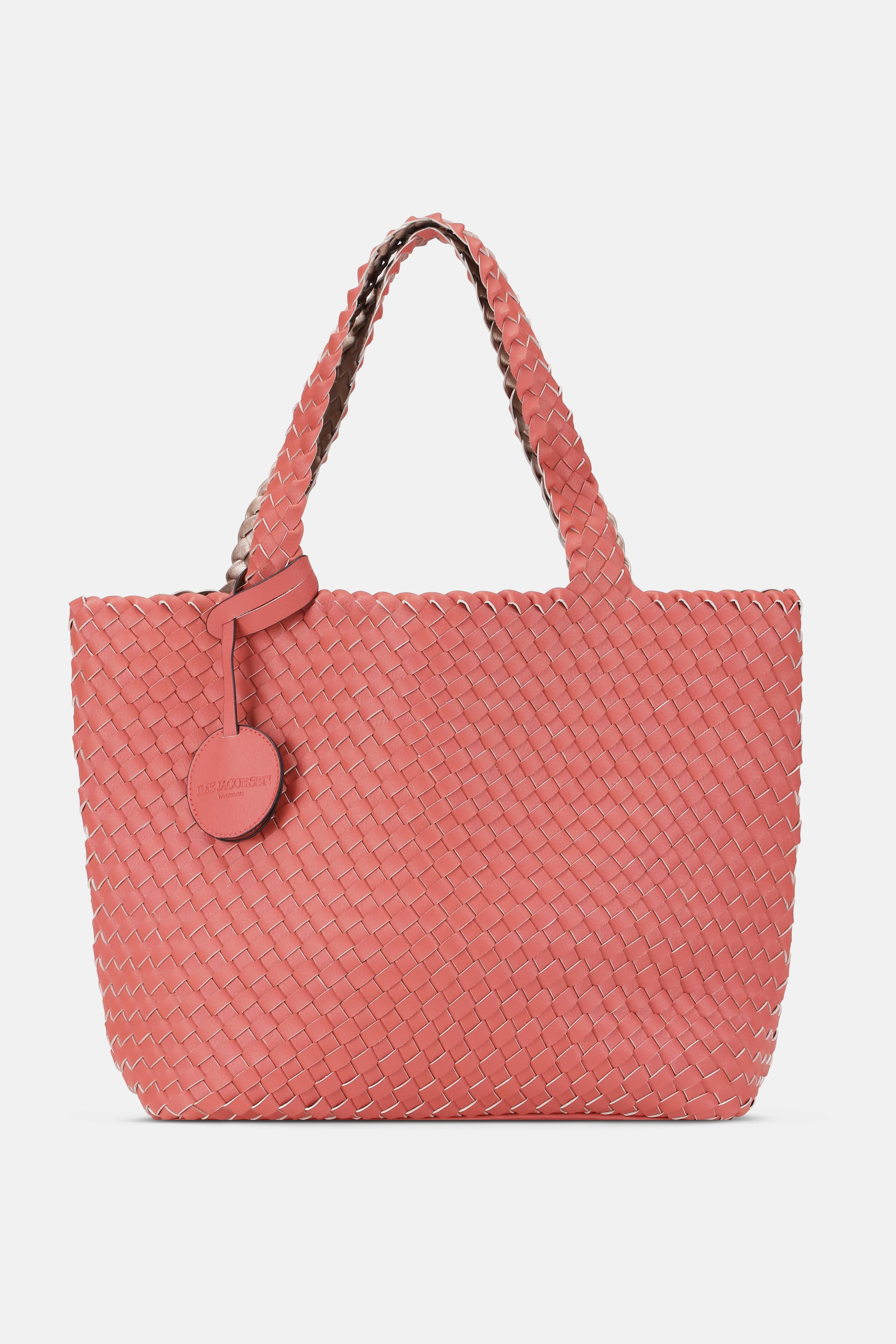 Tote Bag Trenzado - Durbarry Metallic Rose